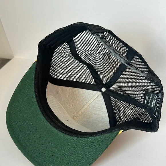 Green and Black Trucker Hat - Picture 2 of 3